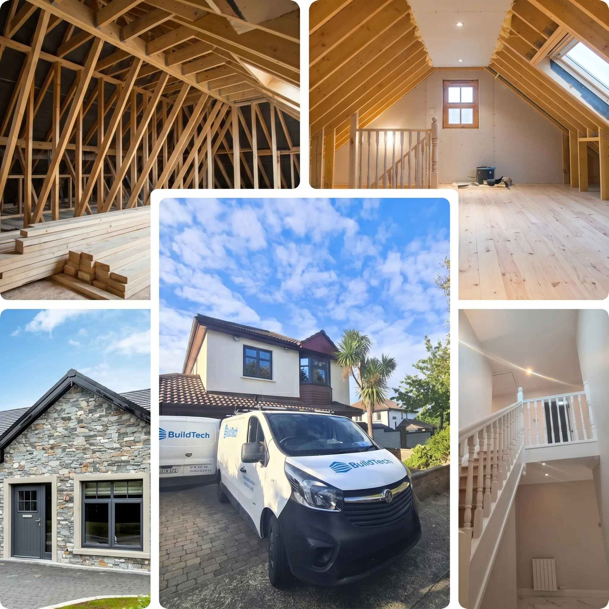 Attic conversion under construction — BuildTech Dublin